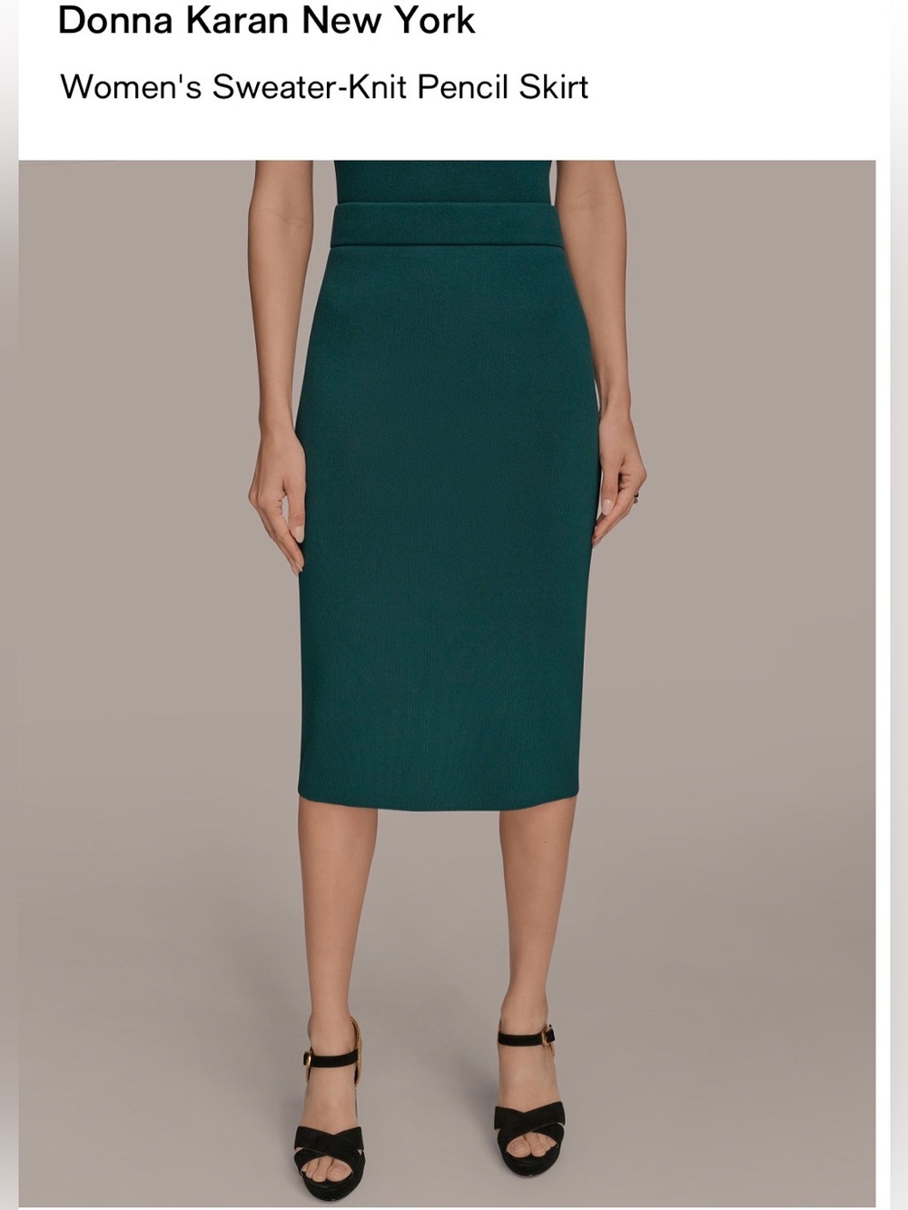 Donna Karan Women's Sweater-Knit Pencil Skirt